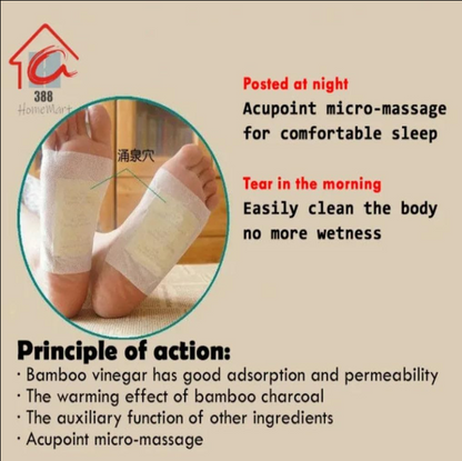Detox Foot Patches (Pack of 20) | Restore Balance & Wellness